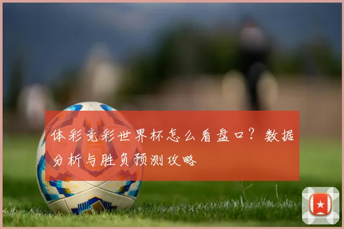 体彩竞彩世界杯怎么看盘口？数据分析与胜负预测攻略